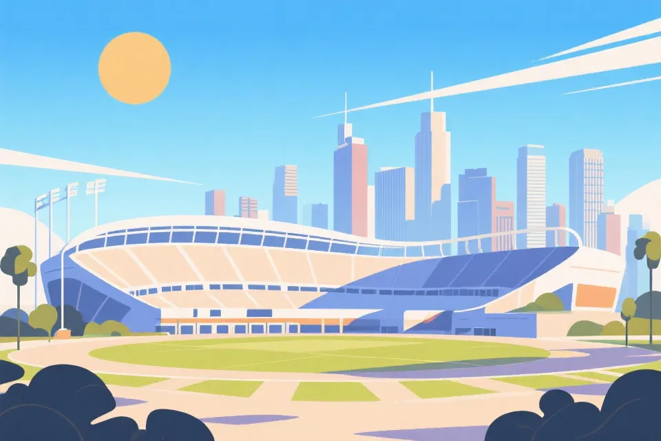 洛杉矶举办城市插画