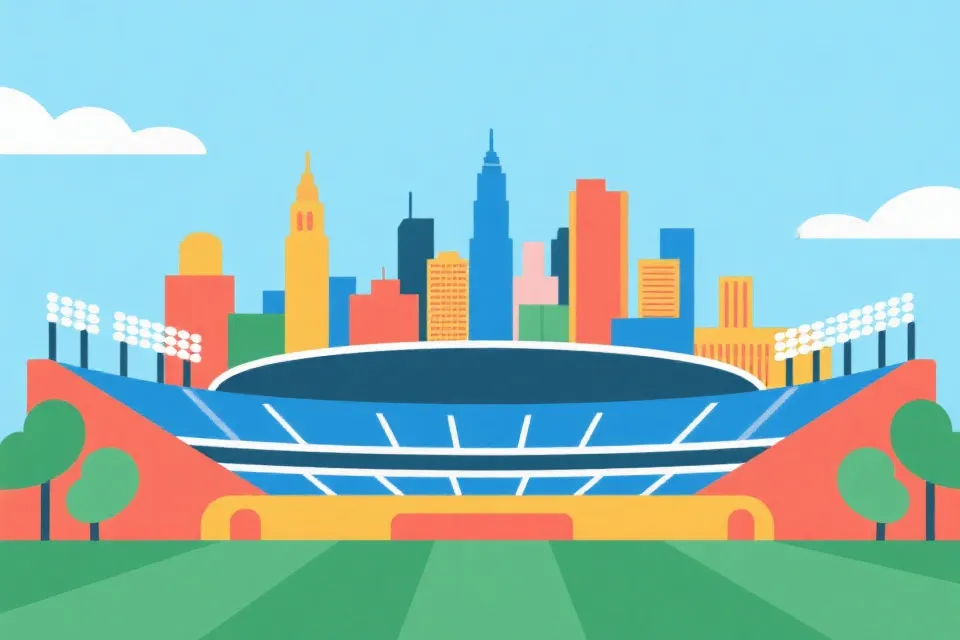 费城举办城市插画