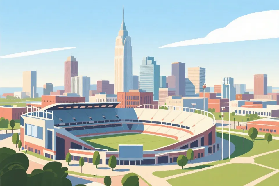 堪萨斯城举办城市插画