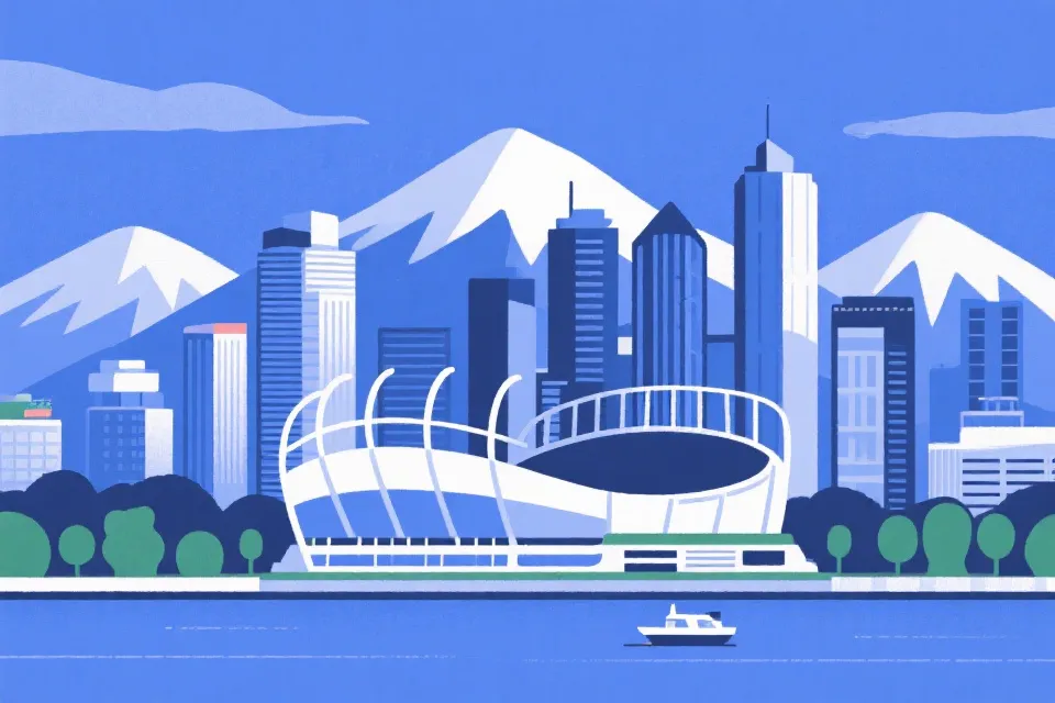 温哥华举办城市插画