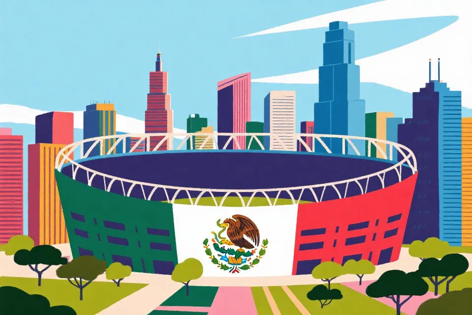 墨西哥城举办城市插画